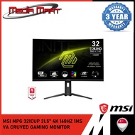 MSI MAG 321CUPDF 31.5" 4K 160HZ 1MS VA CRUVED GAMING MONITOR