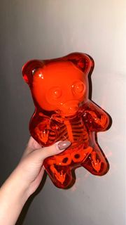 4D Master 藝術家 Jason Freeny Clear Gummi Bear 半剖 解剖熊 骨骼 公仔 模型 收藏 #24吃土季