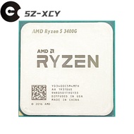 AMD Ryzen 5 3400G R5 3400G 3.7 Ghz Quad-Core Eight-Thread 65W CPU Processor L3=4M YD3400C5M4MFH Socket AM4