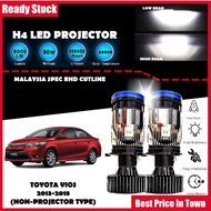 TOYOTA VIOS 2013 - 2018 (NON-PROJECTOR TYPE) LED Headlight Lampu LED Kereta Car LED Mini Projector H