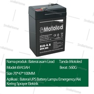 MOTOLED ASLI Aki 12V 8AH ( Kemasan Tebal) Aki Sepeda Listrik/Aki Sprayer Aki Kering 12 Volt 8AH Gara