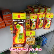 COMBO 1 DẦU XOA CƠ BẮP MUSCULAR BALM 20GR VÀ 1 DẦU XOA BÓP CON Ó MUSCLE RUB 85ML HÀNG NHẬP KHẨU DATE