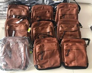 Fossil Defender Ew City Small Cognag Sling Bag. Tas Fossil Pria Ori
