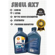 Shell Advance 4T AX7 ( 10W-40  ) / 1L / Synthetis Oil / 100% Original / Minyak Hitam Motorcycle Oil