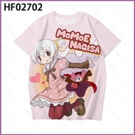 Ellen Puella Magi Madoka Magica Kaname Madoka Akemi Homura Cosplay cloth 3D summer T-shirt Anime Short Sleeve Top