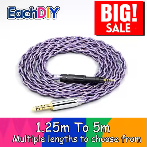 Type2 1.8mm 140 cores litz 7N OCC Earphone Cable For Neumann ndh 20 30 ndh-20 ndh-30 NDH20 NDH30 hea