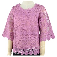 Almini - เสื้อลูกไม้ไทย ลินินแท้ 100% รหัส ยี่ห้อ In Ka Oil รหัส OKI1048 ไซด์ 38 - 46 นิ้ว เสื้อผู้ใ