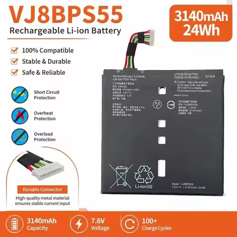 7.6V 24Wh VJ8BPS55 Laptop Battery for SONY for VAIO A12 VJA121C13N Laptop Replacement Power Supply