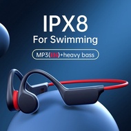 Swimming Earphones X7 32G Bone Conduction Earphones IPX8 Waterproof MP3 Player HiFi Wireless Bluetooth Headphone With Mic