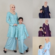 Baju Kurung Moden Sedondon Ibu dan Anak Kurung Set Ibu dan Anak