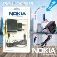 PUTIH Travel CHARGER ORIGINAL 100% Nokia 6101 RING White PACKING PRESS ORIGINAL Nokia AC-3E Nokia 6101/E90/N73/N95/N70/E71/E63/C3 /6300 /N225 /N105/1280
