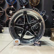 [1PC] New Sport Rim 4X4 18inch LENSO D-1FC 18X9.5/10.5JJ ET22/13 5H114.3 BKWMA