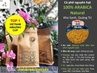 Coffee bean-ARABICA sơ chế Natural -Khe Sanh Quảng Trị (TOP1 ARABICA COFFEE - VN AMAZING CUP 2024 &