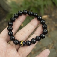 สร้อยข้อมือพลอยนิล (Black Spinel)นิล เป็นอัญมณีที่ส่งเสริม ทางด้านการเงิน ความมีอำนาจ ความมั่นคง ทำใ