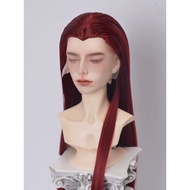 1/3 1/4 bjd/sd Doll Wig Soft Silk/High Temperature Silk Hand Hook Beauty Point Middle Point Single P