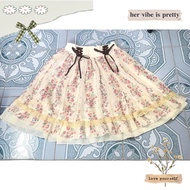Axes Femme rose mori skirt, Japanese brand (pass)