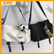 School Bag Japanese Style Korean ins Klein Blue Large-Capacity Messenger Female College Student Clas