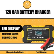 7star 12V 6A Car Battery Charger Pengecas Bateri Kereta Motorsikal Restore Motorcycle Charge Pulse R