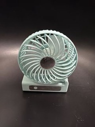便攜式風扇 可座枱 Light Blue Portable Folding Handheld Fan