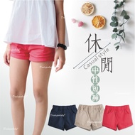 [Da Match ㄅㄨˊBaby House] D10785 Big Girl Shorts Woven Cotton Plain Shorts Big Girl Summer Shorts Gir