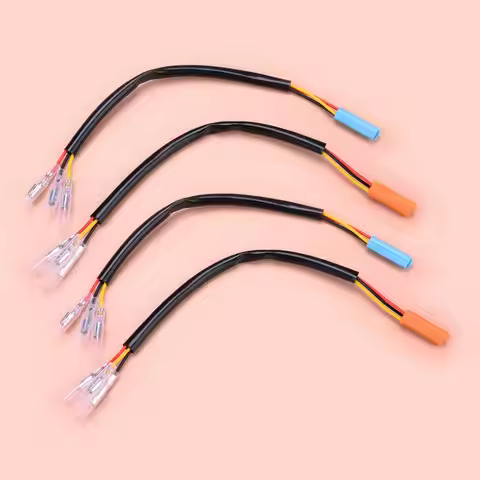 4Pcs Turn Signal Marker Light Plugs Connectors Adapters Fit for Honda CB125R CB150R CB300R CB400F CB