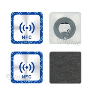 cc 6PCS Universal NFC Ntag213 Tag Anti Metal Sticker NTAG 213 Metallic Badges Label