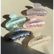 Long form clip with custom letter sticker size 9cm