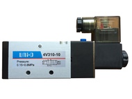 4V Solenoid Valve  โซลินอยด์วาล์ว รุ่น  4V310-10 ชนิด 5/2 ทาง คอยล์ 1 ข้าง