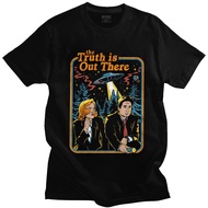 The X Files T-shirt Men The Truth Is Out There Tshirt Vintage Anime Harajuku Streetwear Cartoon Tee 