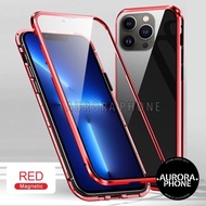 Iphone 13 Pro Max Magnetic Double Side Glass Case Iphone 13 Pro Max / Flip Case Iphone 13 Pro Max / 