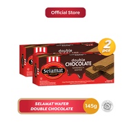 Selamat Wafer Double Chocolate 145 g - 2 Pcs
