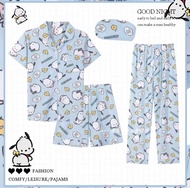 Sanrio 純棉 睡衣 套裝 Pochacco  PC狗 長褲 短褲 眼罩