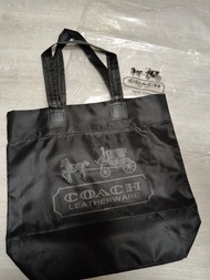 現貨 Coach Tote Bag 防水尼龍輕便單肩包 購物袋 環保袋 手袋