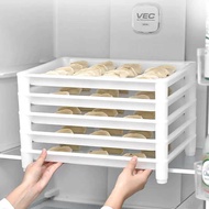 Household Plastic Dumpling Storage Tray Frozen Dumpling Tray Rectangular Refrigerator Dedicated Wont