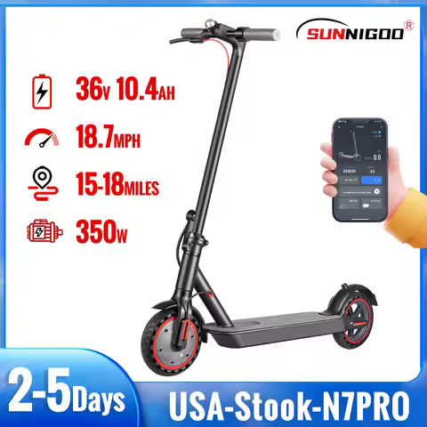 Electric Scooter for Adults, 350W Peak Motor, 18MPH & 18 Mile Range, Foldable Commuter Scooter with 