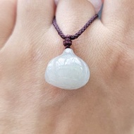 【親翠】天然翡翠 冰潤擬真蒜頭調整式繩鏈 薑絲怕蒜頭系列 特殊