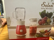 Recolte 特Solo Blender Solen 復古果汁機 蘋果紅 RSB-3(R) 香港行貨