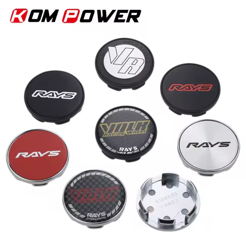 SET OF 4 RAYS VOLK center cap for wheels 53mm OD & 48mm ID dust proof hood cover plastic base wheel 