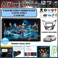 (2RAM 32GB DSP IPS SCREEN)Hyundai Sonata 2010 9" Inch Android 9 GPS OEM Plug & Play 2 DIN/Double Din