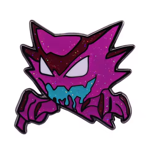 Pokemon Haunter Anime Brooch For Backpacks Enamel Pin Metal Brooch Pin For Women Badges Pin Brooches
