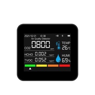 Quality Monitor Co2 Dioxide Time/date Co2 Monitor Co2 Meter 9 In 1 Temperature Humidity Support Carb