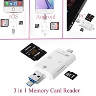 64GB 3 in 1 iFlash Drive USB Micro SD SDHC TF OTG Card Reader Writer for iPhone 5/5s/6/6 plus/ipad/i