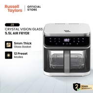 Russell Taylors CrystalVision360 Glass Air Fryer (5.5L) Z8