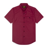 Short Sleeves Shirt Lilac Premium | Kemeja Polos Lilac Pria | Kemeja Pria Lengan Pendek Lilac Ungu