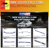 TYPE ONE 100% ORIGINAL BMW 325i 05Y E90 2.5 2WD FULL SET STABLE BAR COLOUR BLUE CAR BODYKIT