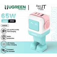 UGREEN 35855 Nexode Robot Mini GaN Charger 65w Multiport Fast Charging