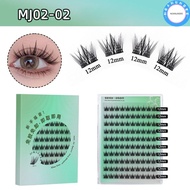 NOANUNDEE Individual Clusters Glue-free Lashes, Press-on Soft Lash Self Adhesive Eyelashes, Handmade