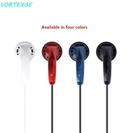 VORTEXGE Earphone Wired, Flat Earbuds 3.5mm/Type C Wired Headset, Wired Headphone Wired with Microph