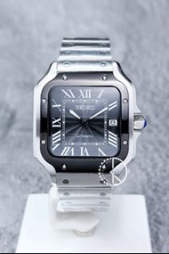 【定制】Seiko Mod Automatic Watch 38mm 間黑山度士款黑面 精工改裝自動機械錶