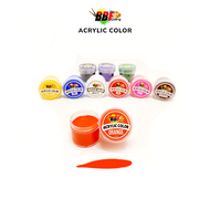 Cat Lukis Cat Air Akrilik Cet Melukis Anak Mewarnai Paint Watercolor 10 warna Painting Art Acrylic
